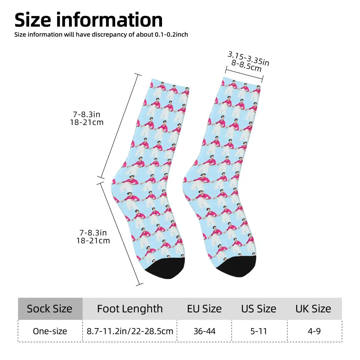 Pixelated H-Harry Dacing Stockings Styles Graphic Vintage Socks Winter Non-Slip Socks Adults Men Climbing High Quality Socks