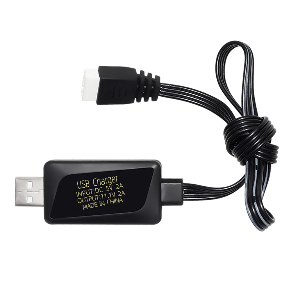 สายชาร์จเร็ว USB 2A 3S 11.1V สำหรับรถยนต์ RC โดรนรถยนต์โมเดลเรือ RC