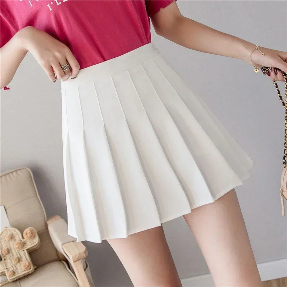 

Female Short Dress Skirt Japanese Leisure Mini School Simple Solid Spring Street Summer Tennis Casual Brand New