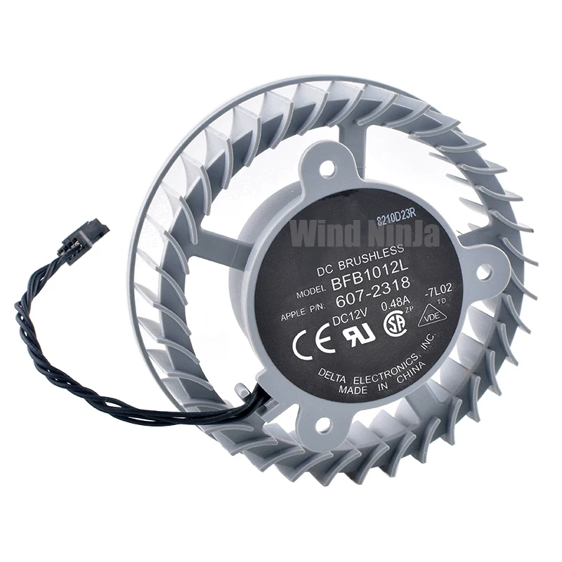 BFB1012L 607-2318 DC12V 0.48A 4pin Dual ball axial flow fan cooling fan for graphics card GPU
