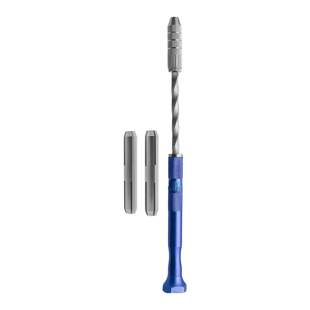 Dual Chuck System Jewelry Drilling Tool For Detailed Work Smooth Rotation Mechanism Effortless Pressing Action