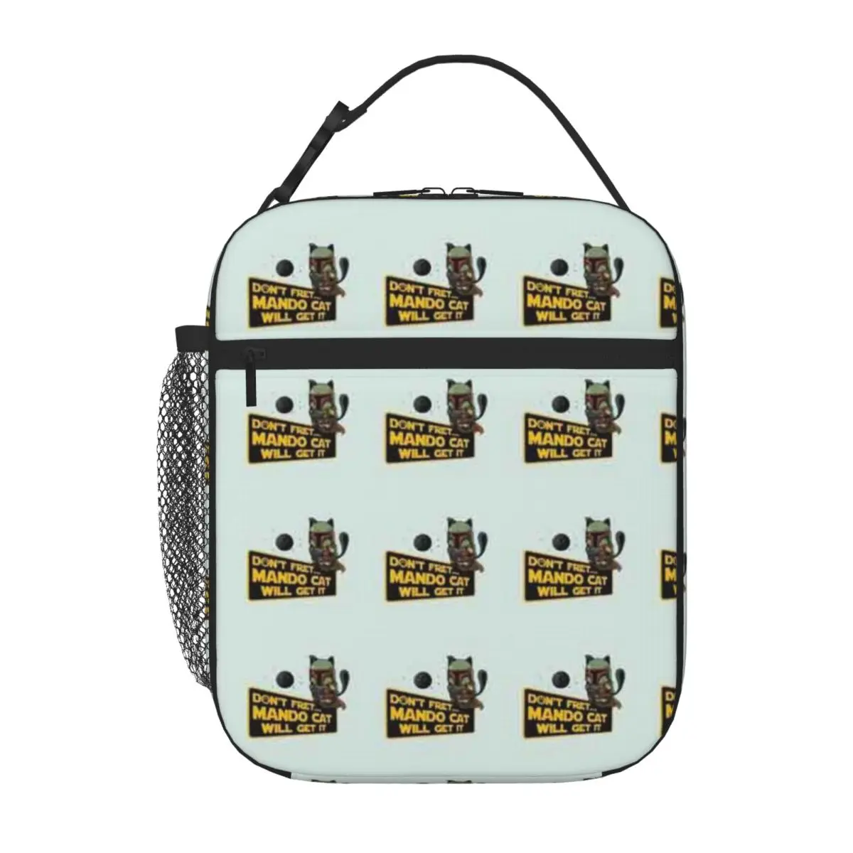 Bestselling Mando Cat Picnic Style Lunch Tote Weekend Getaway Lunch Handbag