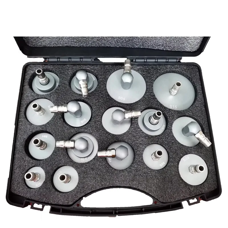 Adaptadores de máquina de intercambio de aceite de frenos, aleación de aluminio/conector de olla de aceite de freno/sistema de aceite de frenos, adaptadores de máquina de cambio, 16 Uds.