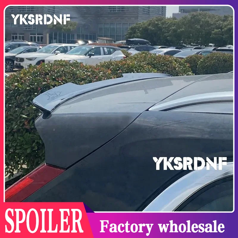 

Car Accessories Manufactory Gloss Black Rear Lip Spoiler Wing For Volvo V90 2021 2022 2023