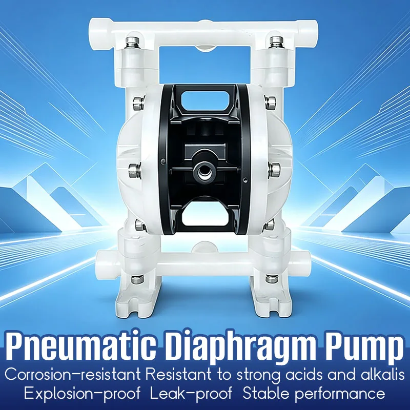 

QBY3-15 Series Multi-model Corrosion-resistant Leak-proof Pneumatic Diaphragm Pump Ductile Iron Stainless Steel Fluoroplastic