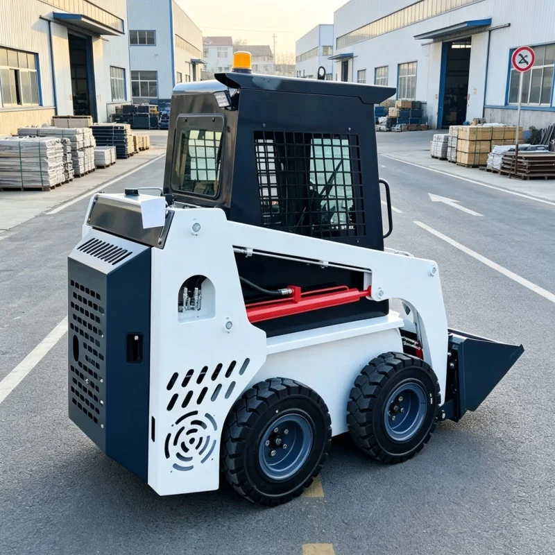 Customized Skid Steer Loader, Industry Top 1 Loader, Skid Steer Carrier, Sand and Gravel Transfer Equipment view 5