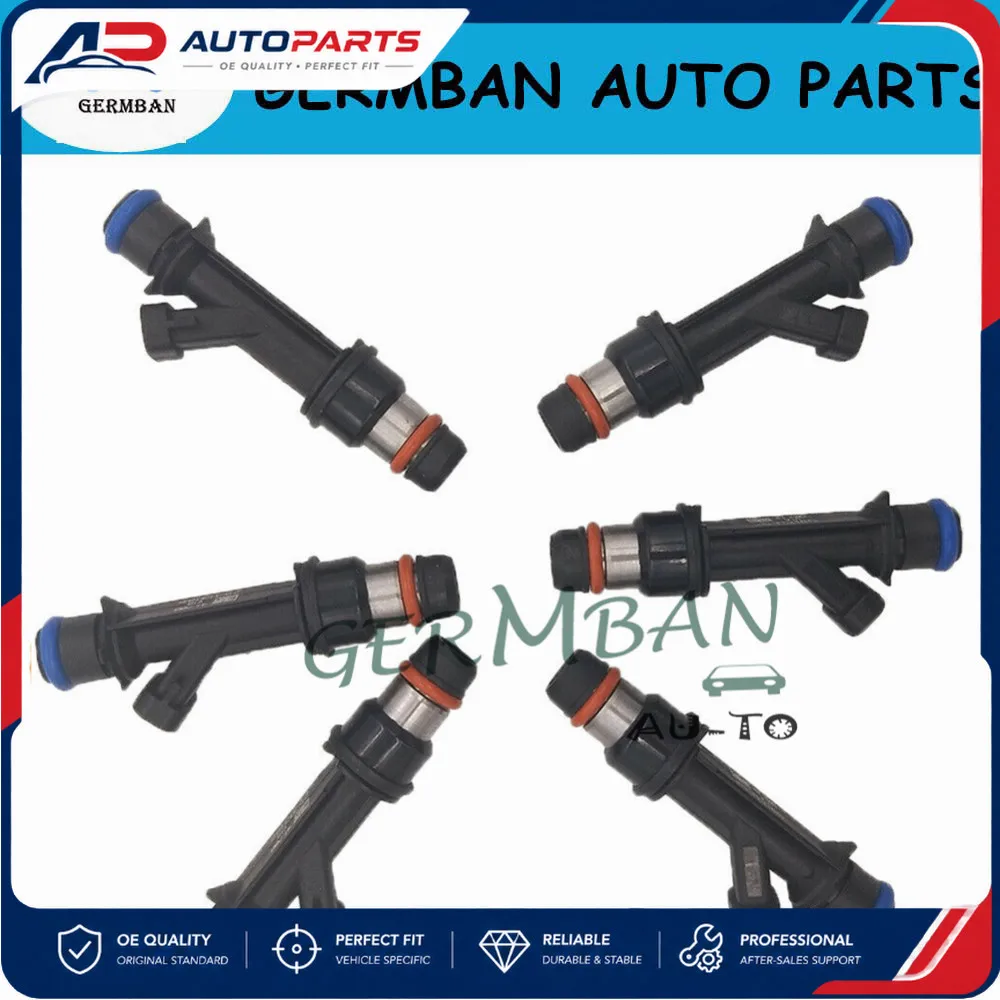6X Fuel Injectors Fits for 2003-2004 Buick GMC Envoy Isuzu Chevrolet Trailblazer 4.2L 25313185 12569573, FJ10578, 19244623