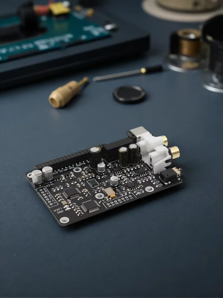 R38h Raspberry Pi DAC Decoder Board 4B 3B Digital Broadcast Webcast IIS 768KHz DSD 512 Hard Solution