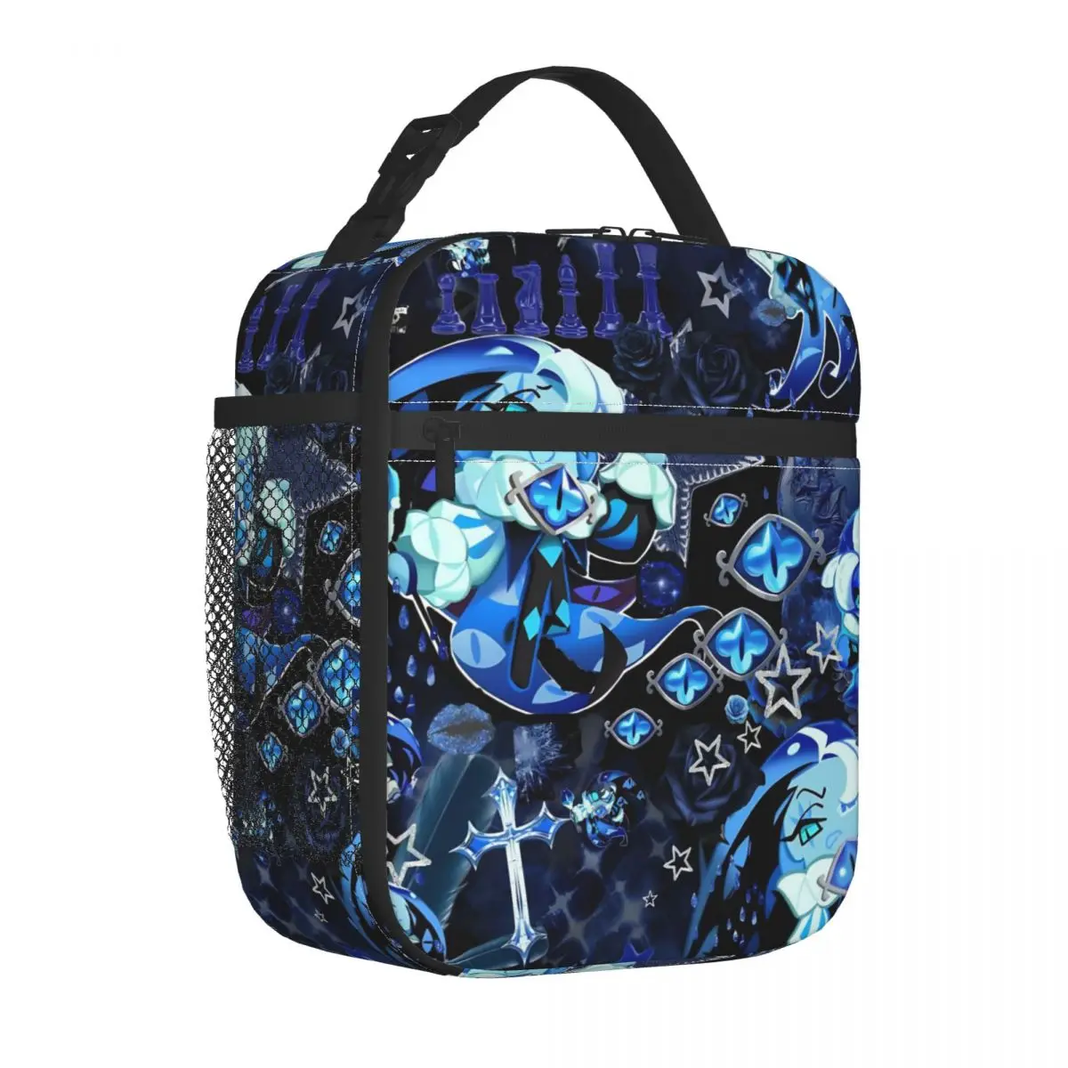 Anime Shadow Milk Cookie Run Kingdom Insulated Lunch Bags Portable CRK Cartoon Meal Container Thermal Bag Tote Lunch Box
