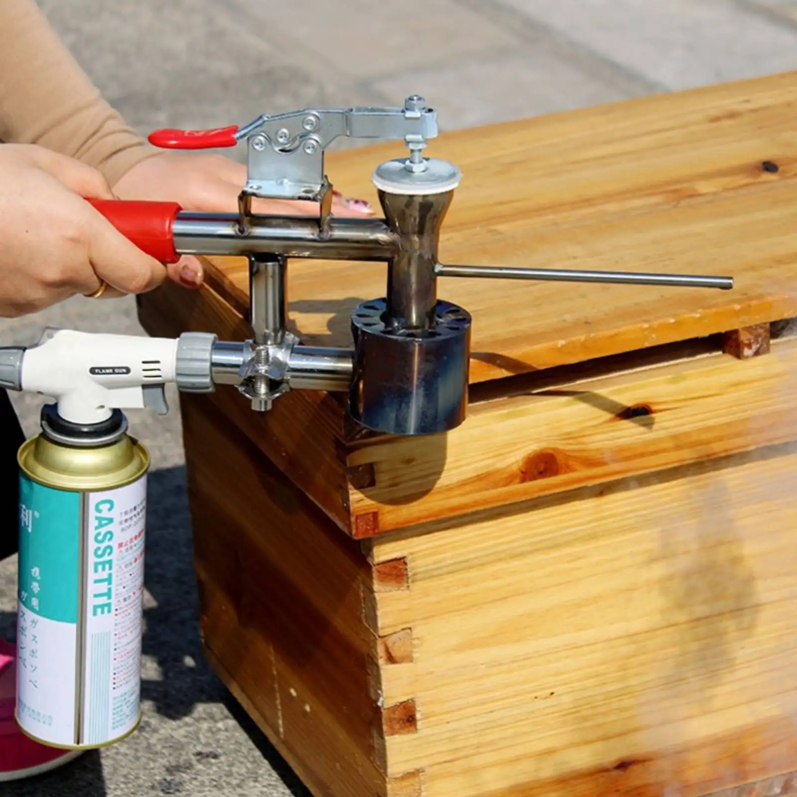 Stainless Steel Oxalic Acid Vaporizer Oxalic Acid Sublimator Beekeeping Equipment For Beehive Frame