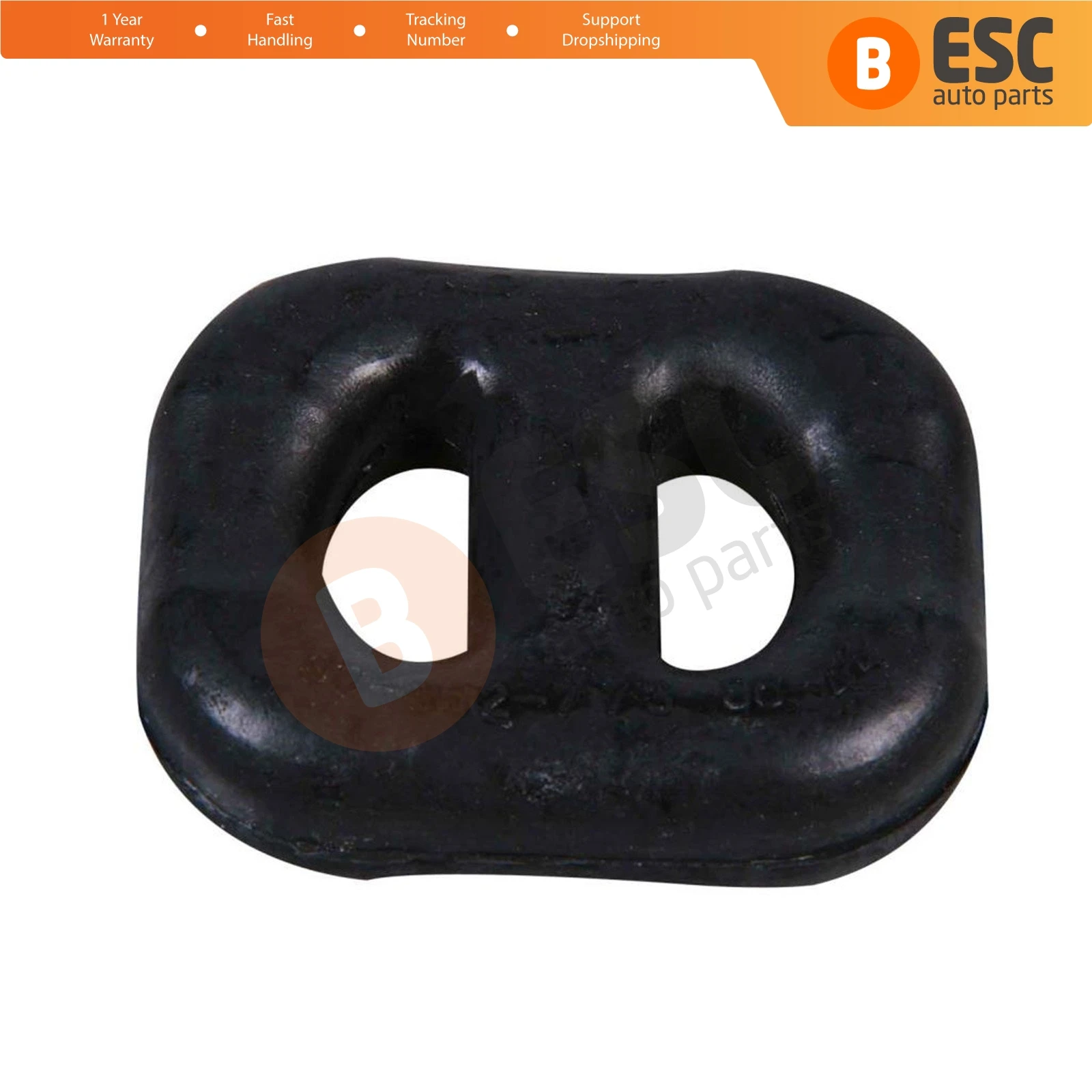 ESC Auto Parts ESP6 1 Piece Exhaust Rubber Rear Clamp Silencer for Saab Daewoo Opel: 852723 Fast Shipment Ship From Turkey