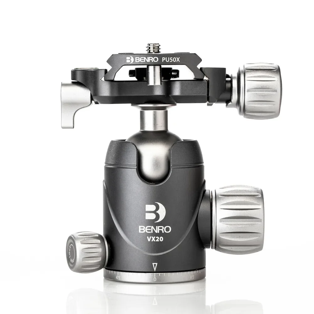 

Aluminum Camera Ball Head Dual Panoramic Tripod Ball Head with Arca-Swiss Style Camera Plate