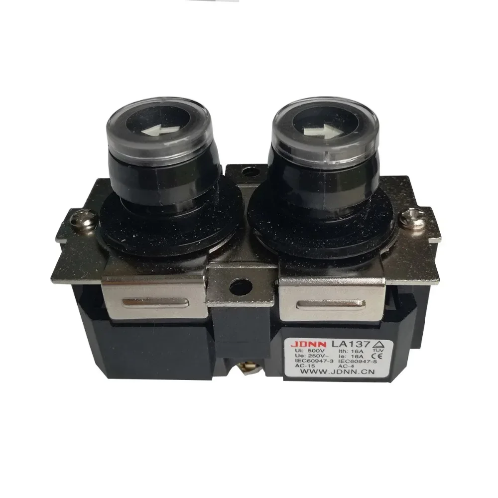 JDNN LA137 polipasto eléctrico arriba abajo interruptor de botón impermeable 220V interruptores de botón de grúa de Control microeléctrico