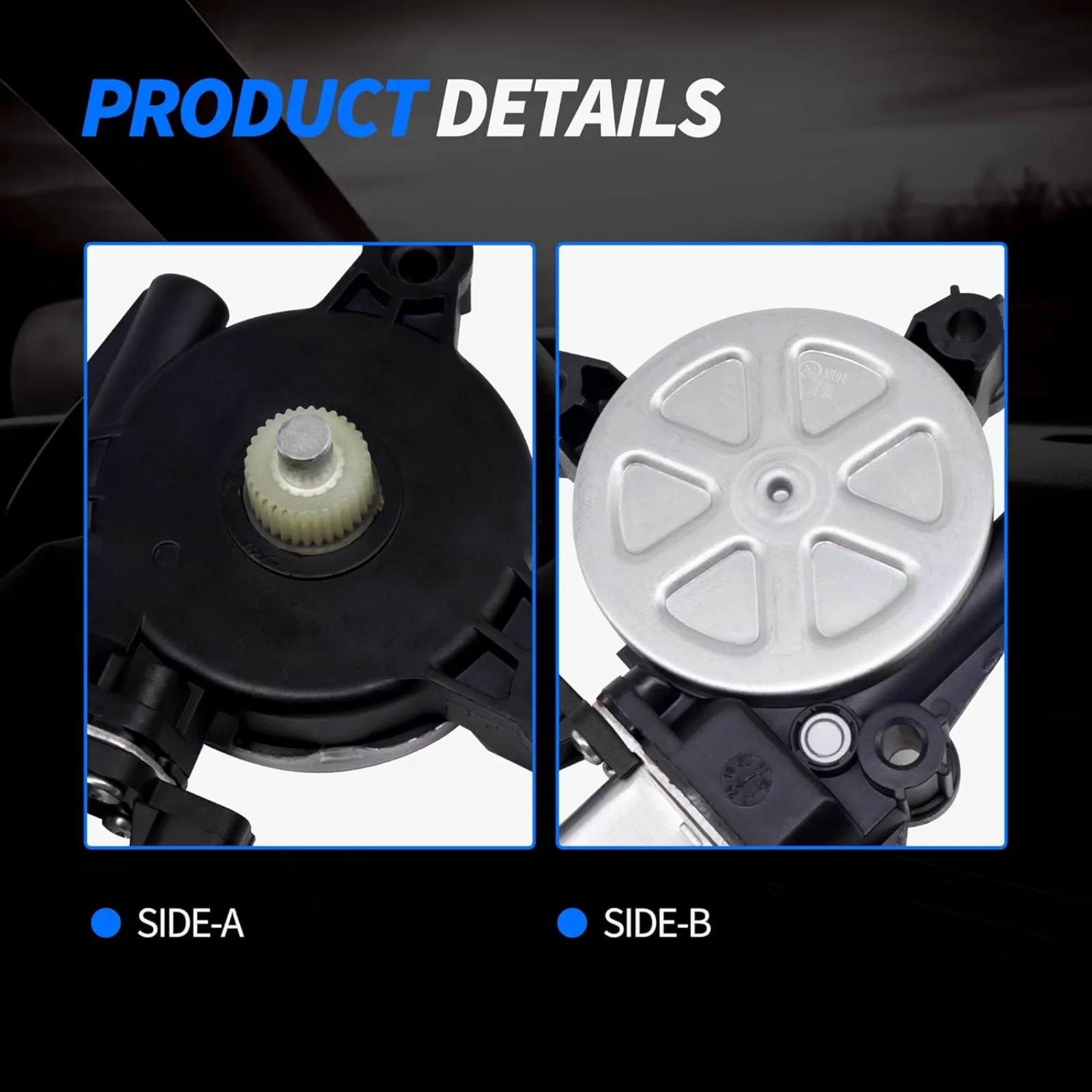 Fensterhebermotor für Hyundai I30/i30 2007-2012 Elektrischer Fensterhebermotor 82460-2R000 824502R000 824502R010 – Detail 3