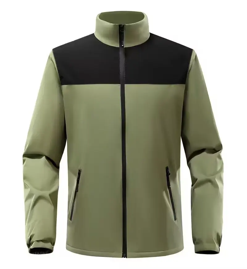 

2025 autumn/winter spliced jacket men's new outdoor casual hooded detachable top men's windproof jacket