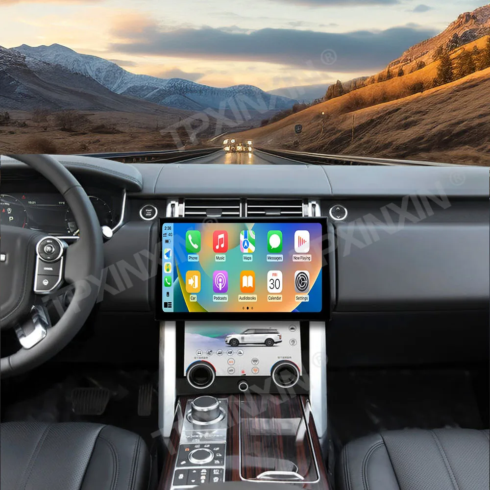 13.3 "سيارة مشغل وسائط متعددة لاند روفر فوغ L405 2013-2017 تحديث 2025 راديو السيارة السيارات نظام تحديد المواقع والملاحة Carplay وحدة Ai الشاشة #5