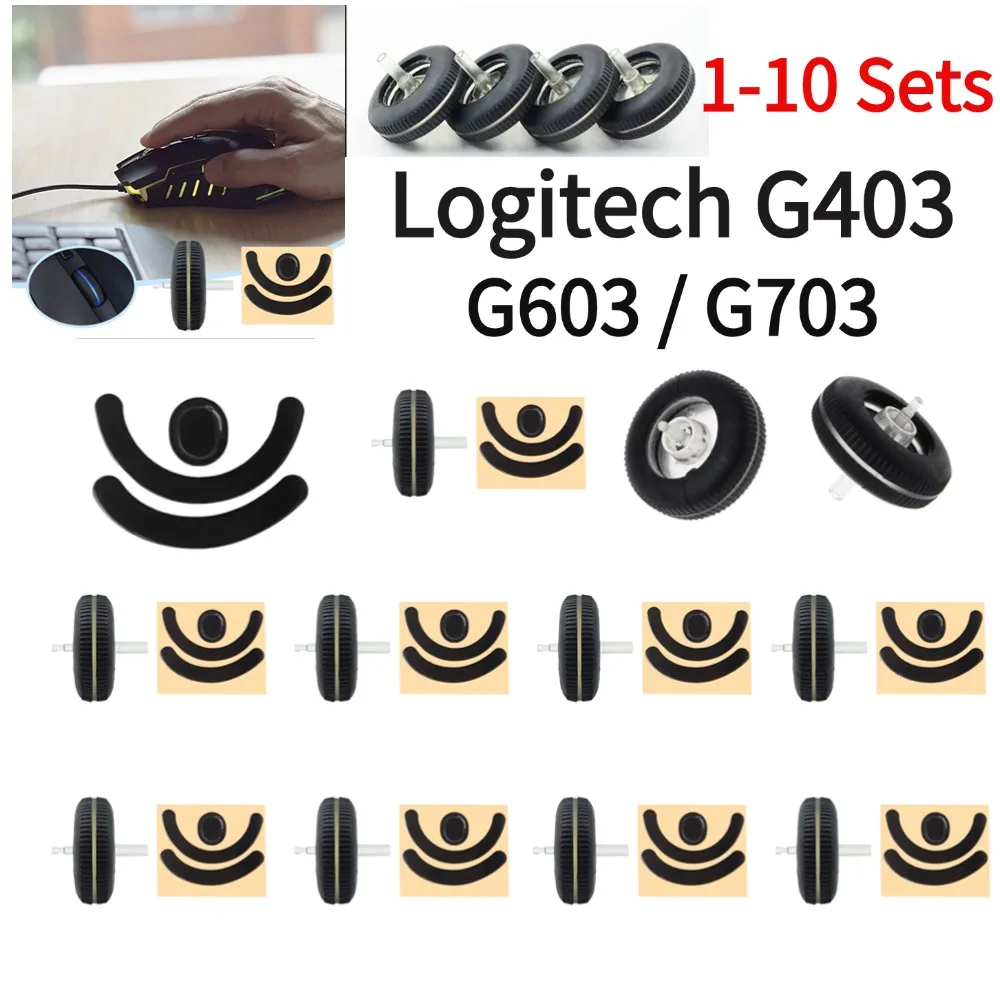 Mouse Scroll Wheel Pulley Feet Pad Replacement Mouse Wheel for Logitech G403 G703 G603 Mice Plastic Rolling Mouse Accessories