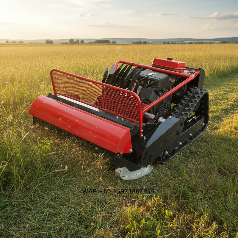 900mm 1100mm Flail Mower Zero Turn Lawn Mower Made in China Remote Control Intelligent Robot Lawn Mower