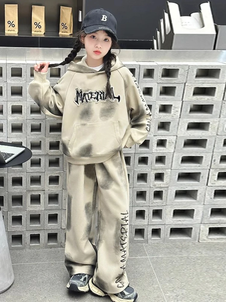 الخريف الشتاء الأطفال الفتيات الملابس مجموعات في سن المراهقة إلكتروني البلوز بلوزات وسراويل 2 قطع طفل بلوزات الفتيان أزياء رياضية الزي