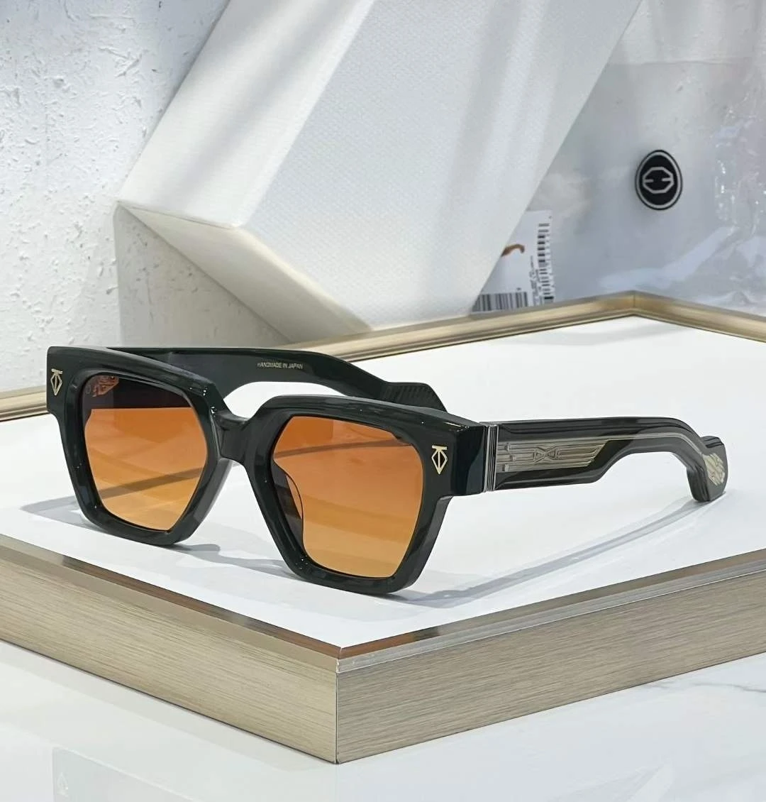 Tough Guy Henri Sunglasses UTOPIA Luxury Fashion Trend Vintage Solid Thick Acetate UV400 Retro Square Unisex 3A+ High Quality image 3