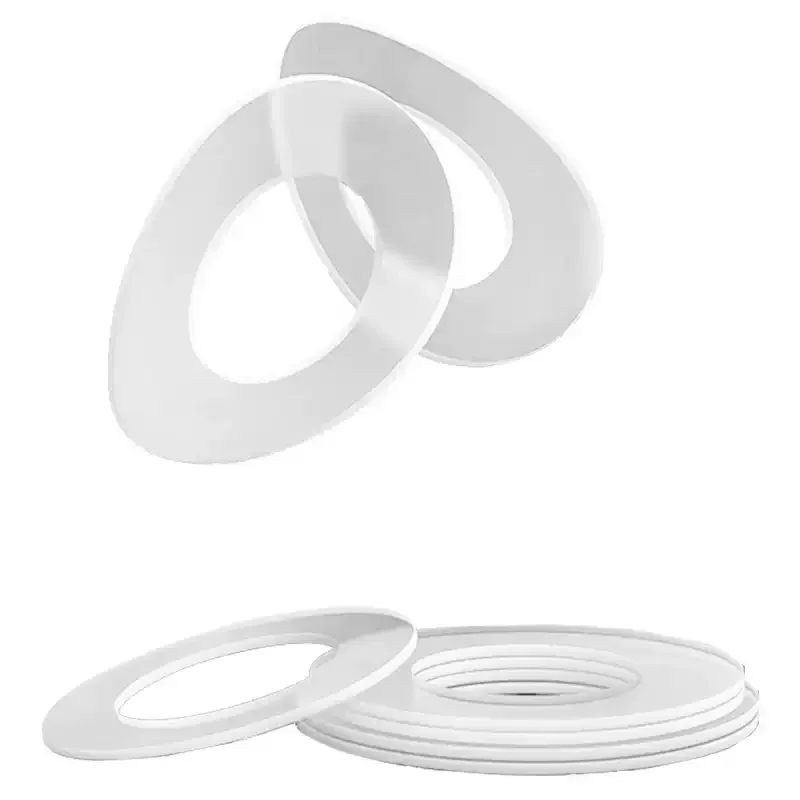 20-200pcs PE Nylon White Transparent Flat Washer Insulation Gasket Sealing Ring Flat Washer M2 M3 M3.5 M4 M5 M5.8 M6-M22