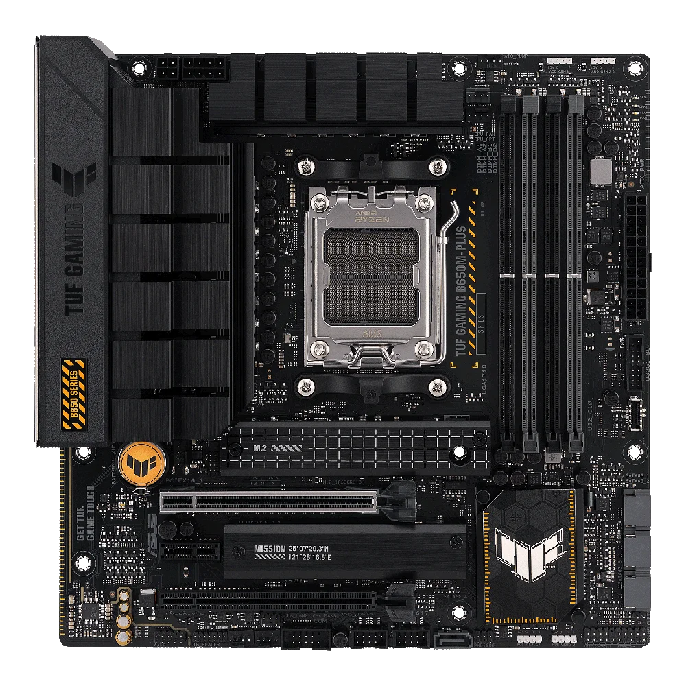 ASUS TUF GAMING B650M-PLUS AM5 B650 USB3.2 GEN 2X2 MB Motherboard