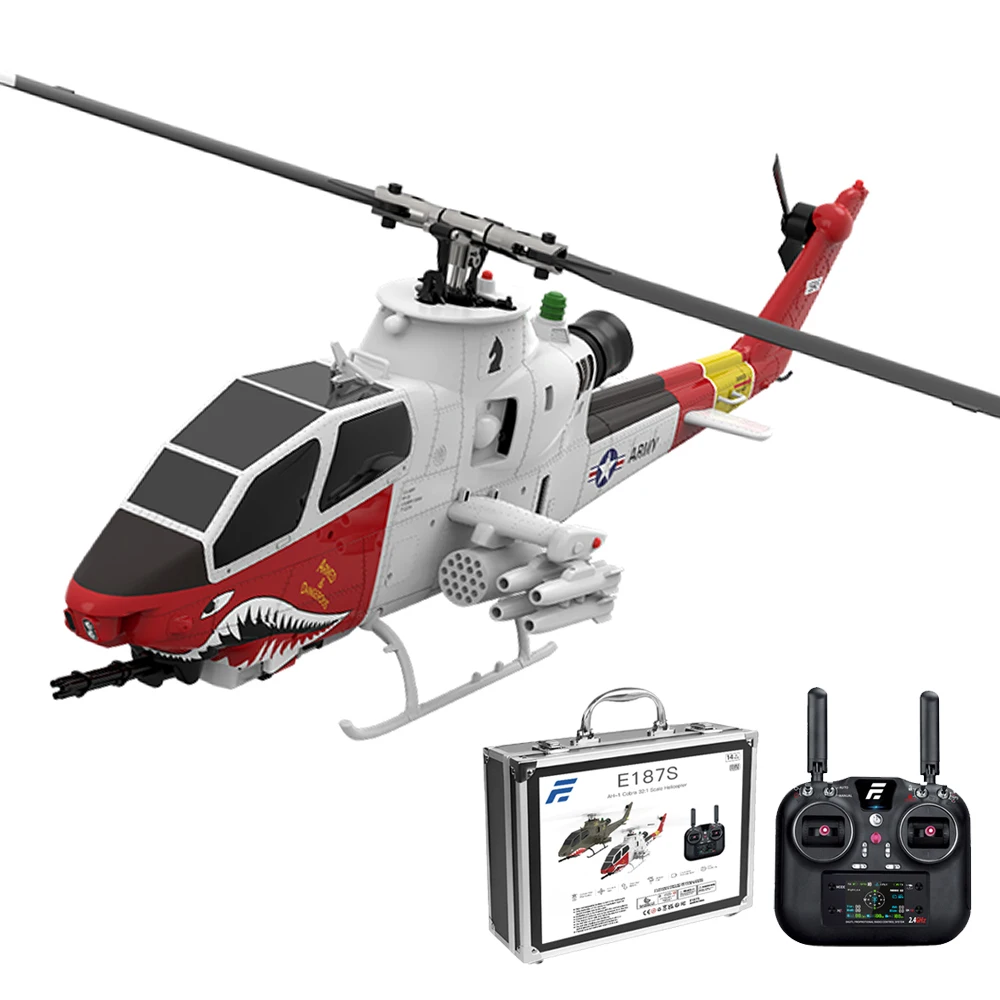 Eachine E187S AH-1 Cobra 1:32 9CH GPS RC Helicopter RTF Dual Brushless Altitude Hold