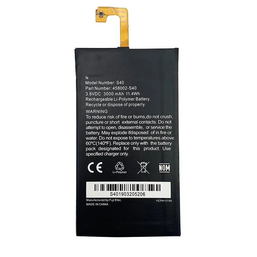 100% New Original Replacement Battery Full 3000mah For Caterpillar CAT S40 458002-S40 Batteries Batteries + Tool Kits