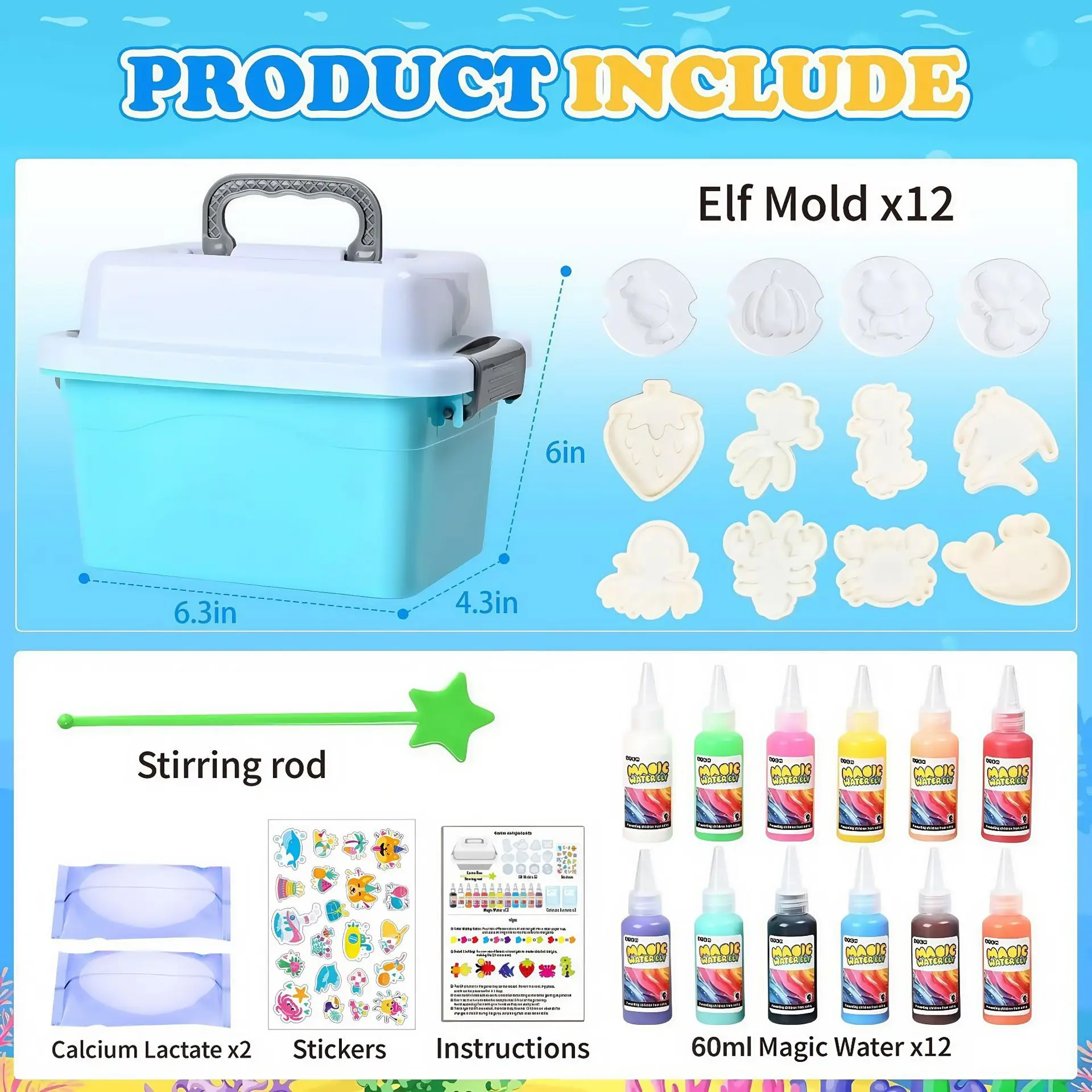 Magic Water Elf  DIY Set Magic Water Baby Hydrogel Handmade Little Artist Graffiti Toys Children's Creative Handmade Gifts view 6