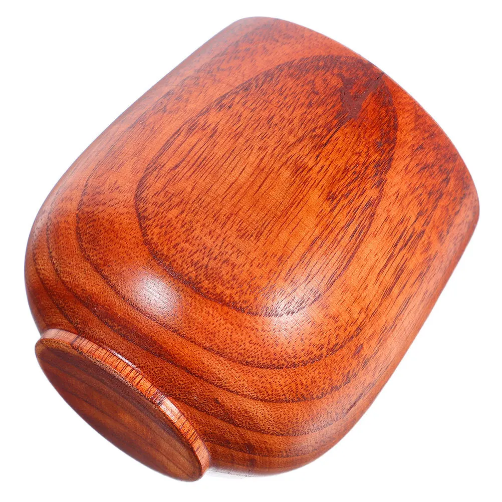 

Japanese Style Wood Cup Handmade Rustic Farmhouse Mug Insulation for Tea Coffee Sake Vintage Drinking Glass