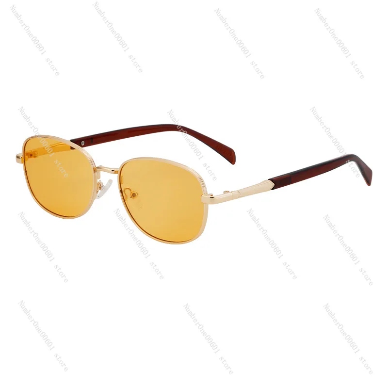 2024 New Europe and The United States Square Frame Sunglasses Female Personality Trend Street Shooting Sunglasses Female