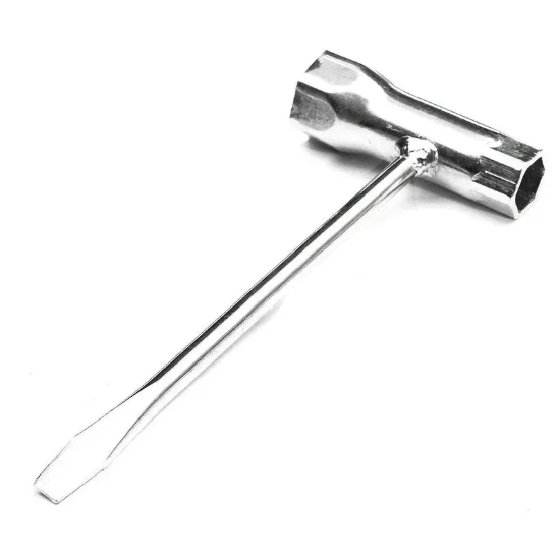 

Spark Plug Socket Wrench 13mm & 19mm Stainless Steel Spanner for Chainsaw and Brush Cutter