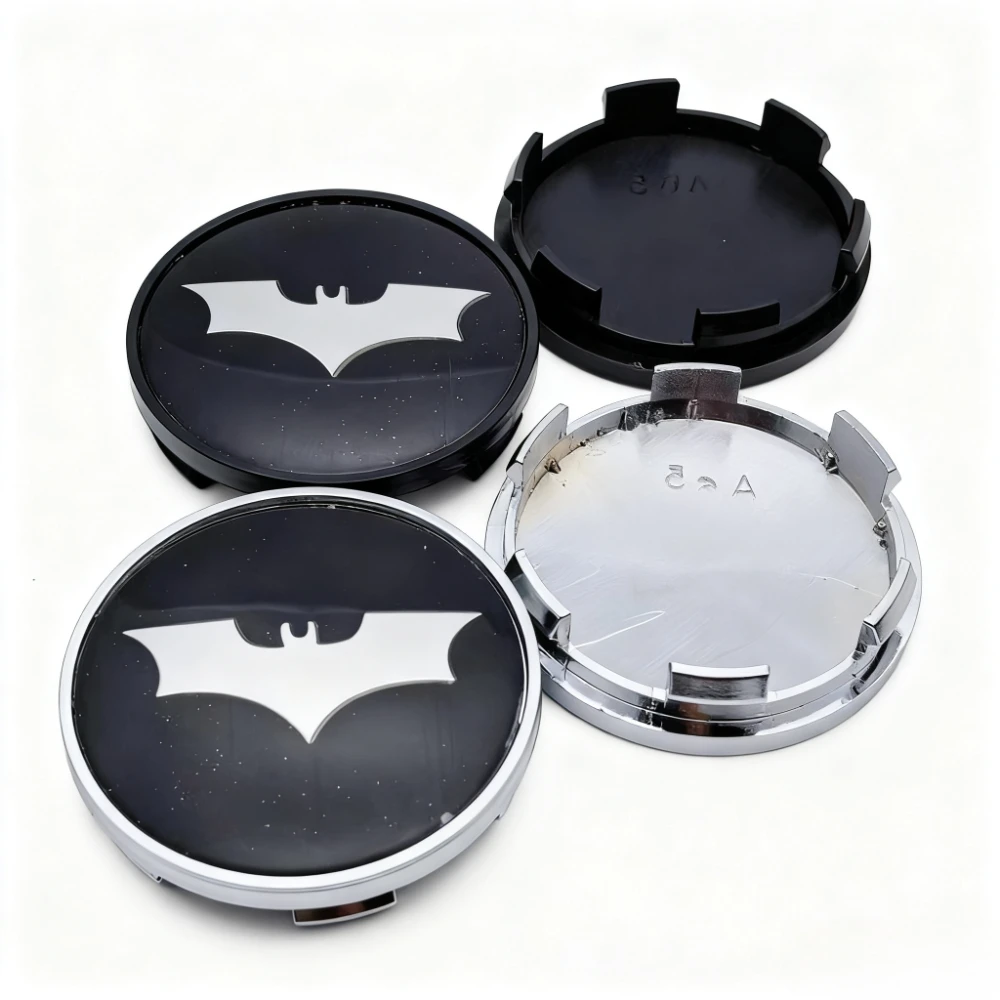 4 stücke BAT Logo Abzeichen Emblem Auto Radnabenkappen 65 MM 59 MM Auto Felge Radkappen Abdeckung Räder Nabenkappe ersetzen Auto Styling Zubehör