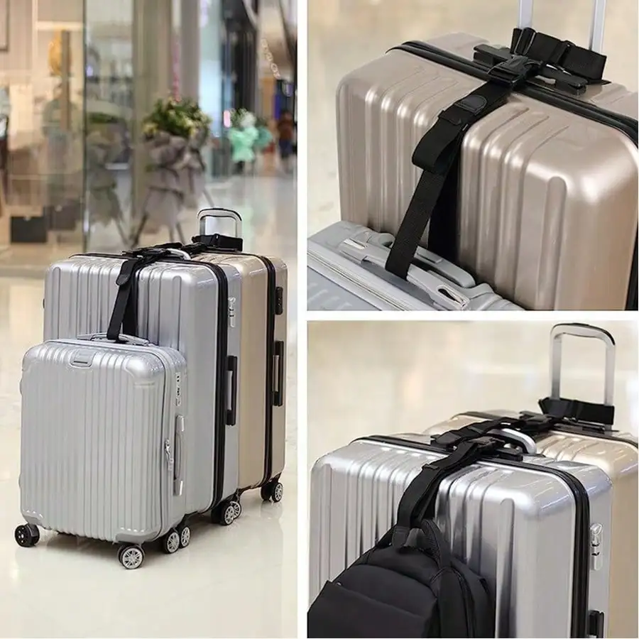 400 سنتيمتر/157.48in الثقيلة الأمتعة الأشرطة قابل للتعديل مشبك الأمتعة الأشرطة إكسسوارات السفر إكسسوارات الأمتعة