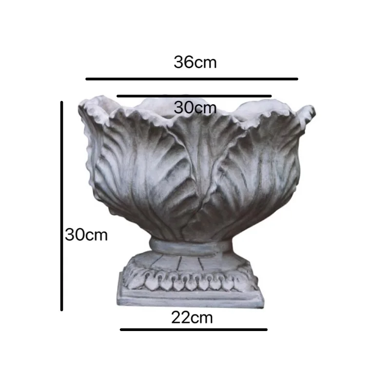 

Vintage ins petal flower pot courtyard garden landscaping decorative ornament crafts home accessories desk decoration