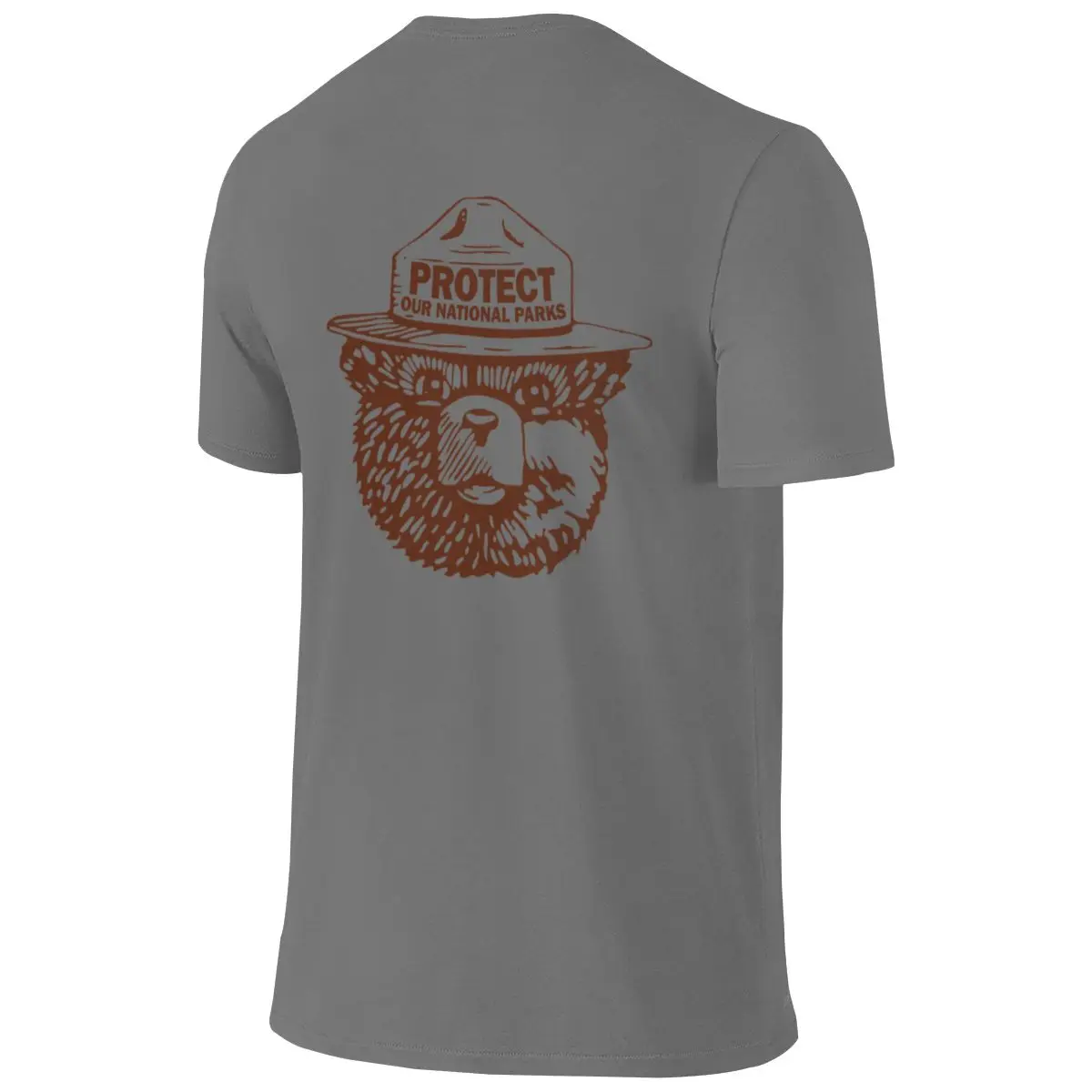 Protect Our Parks Shopping Reversible T-shirtArtistic Style Sweat-Absorbing And Quick-Drying Shirt