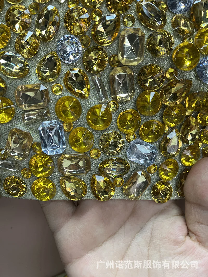 الفاخرة الساطع الذهبي حجر الراين مزاجه سبليت قطعتين الزفاف نخب الملابس المشاهير عيد ميلاد الراقية اللباس