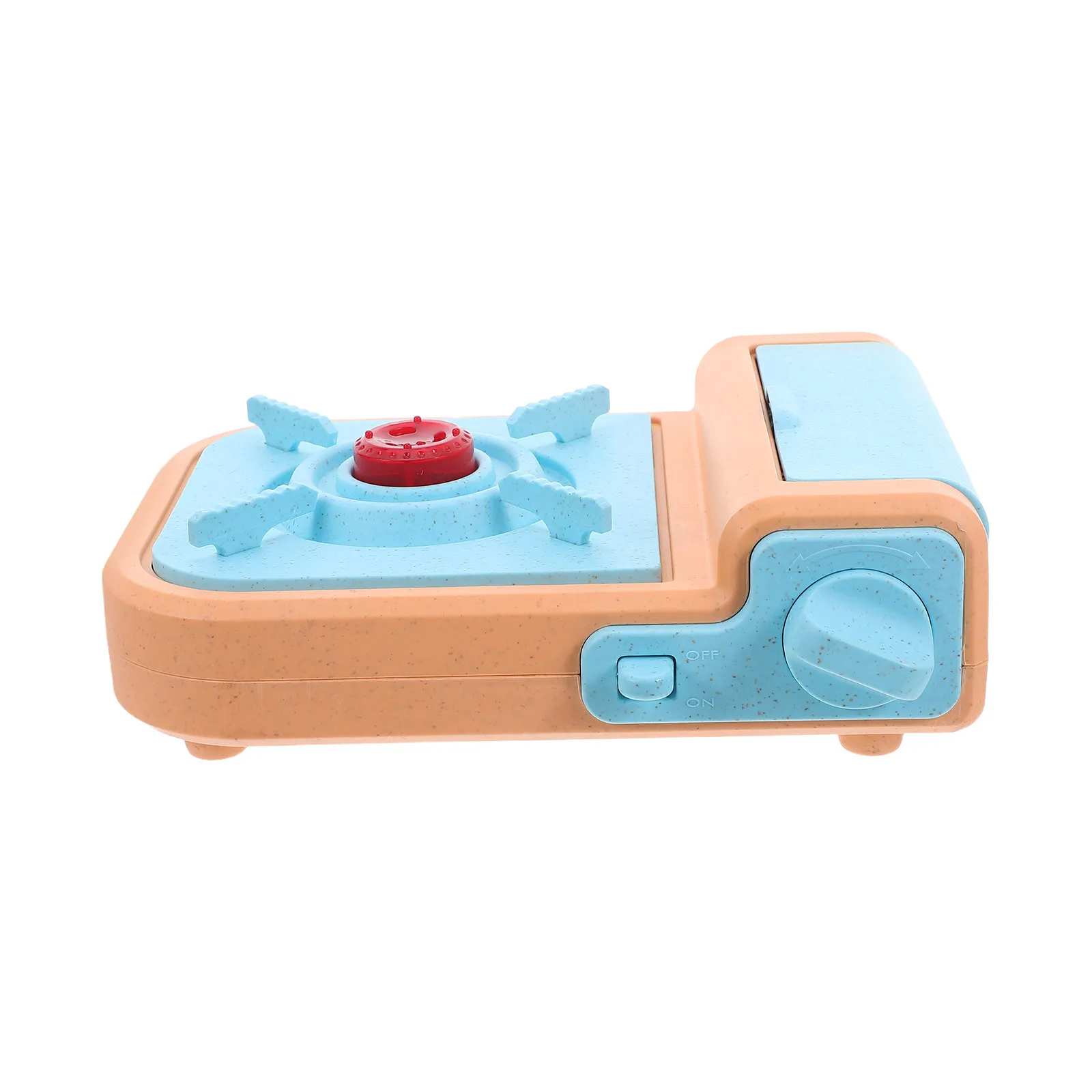 

Gas Stove Kids Pretend Play Realistic Light Sound Effects Simulation Portable Kitchen Appliance Role Play Camp Stove for