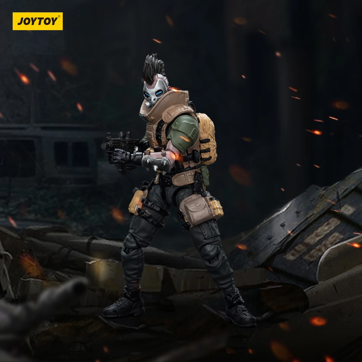 JOYTOY Warhammer 40K 1/18 Figur Aksi Paket Promosi Pembangun Tentara Gambar 18 Model Mainan Figur Anime