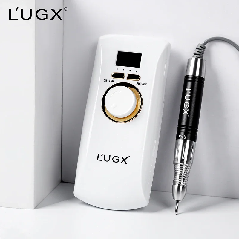 LUGX Wholesale Nails Equipment 30000rpm Acrylic Portable Rechargeable Professional Nail Drill Machine