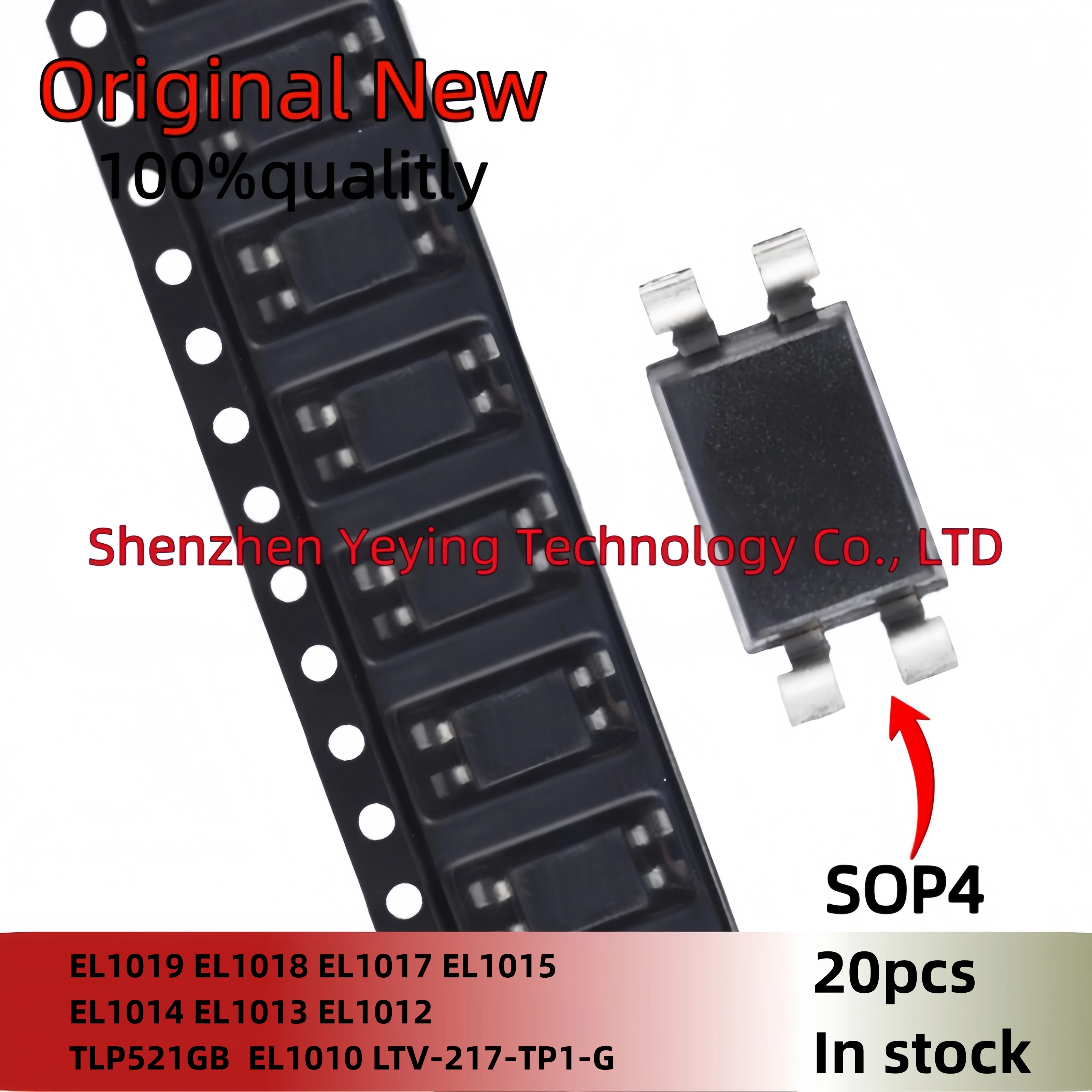 20 Pezzi Ltv-217-Tp1-G Ltv217 L217 El1017 El1019 El1018 El1014 El1010 El1012 El1013 Tlp521Gb Tlp521-1 Tlp521-1Gb Sop4