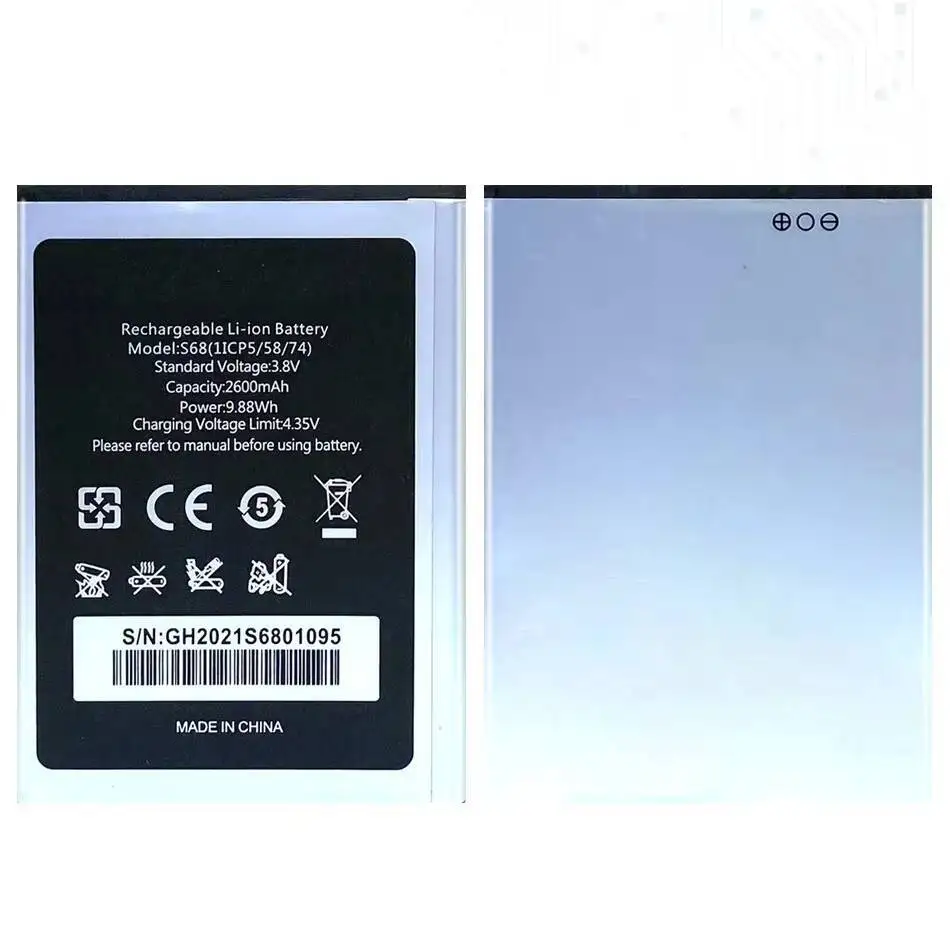 

2600Mah High-Capacity For Oukitel S68 C16 Pro Mobile Phone Battery