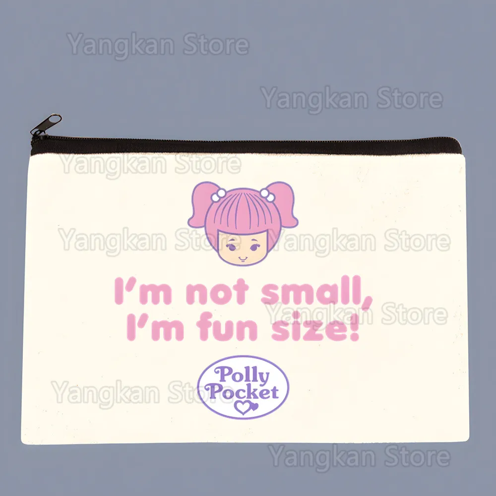 بولي جيب حقيبة يد نمط قماش تخزين أكياس السفر حقيبة مستحضرات التجميل متعة زيبر الحقيبة اللوازم المكتبية #4