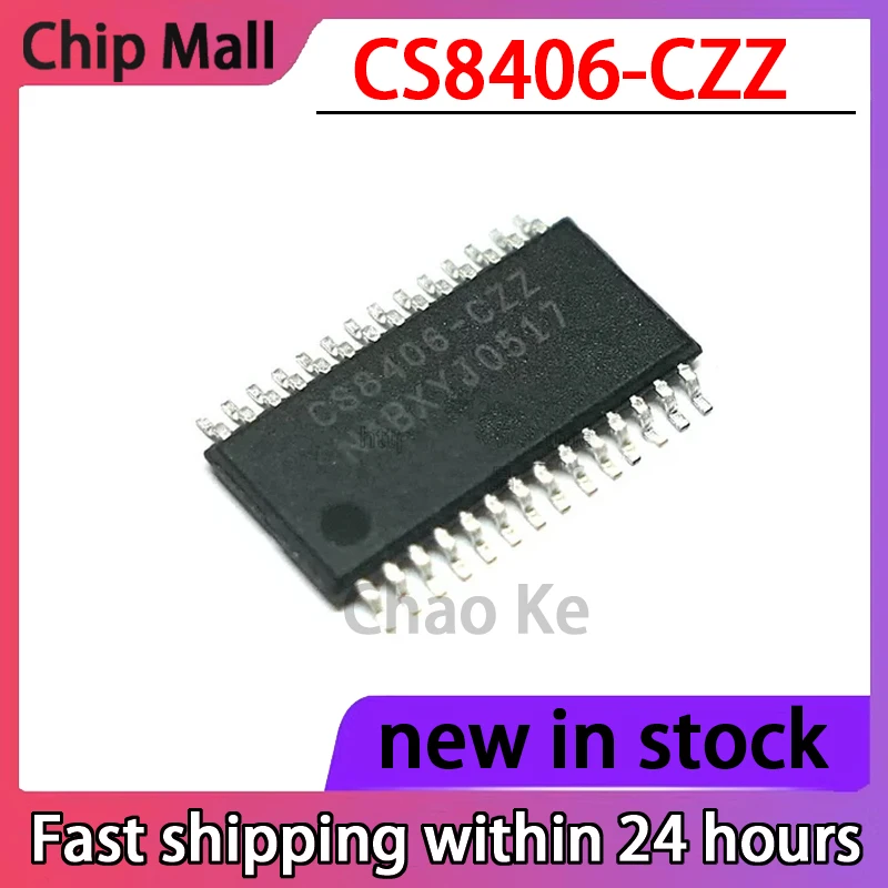 5PCS New CS8406-CZZ Package TSSOP28 Digital Audio Interface Transmitter IC Chip CS8406 in Stock