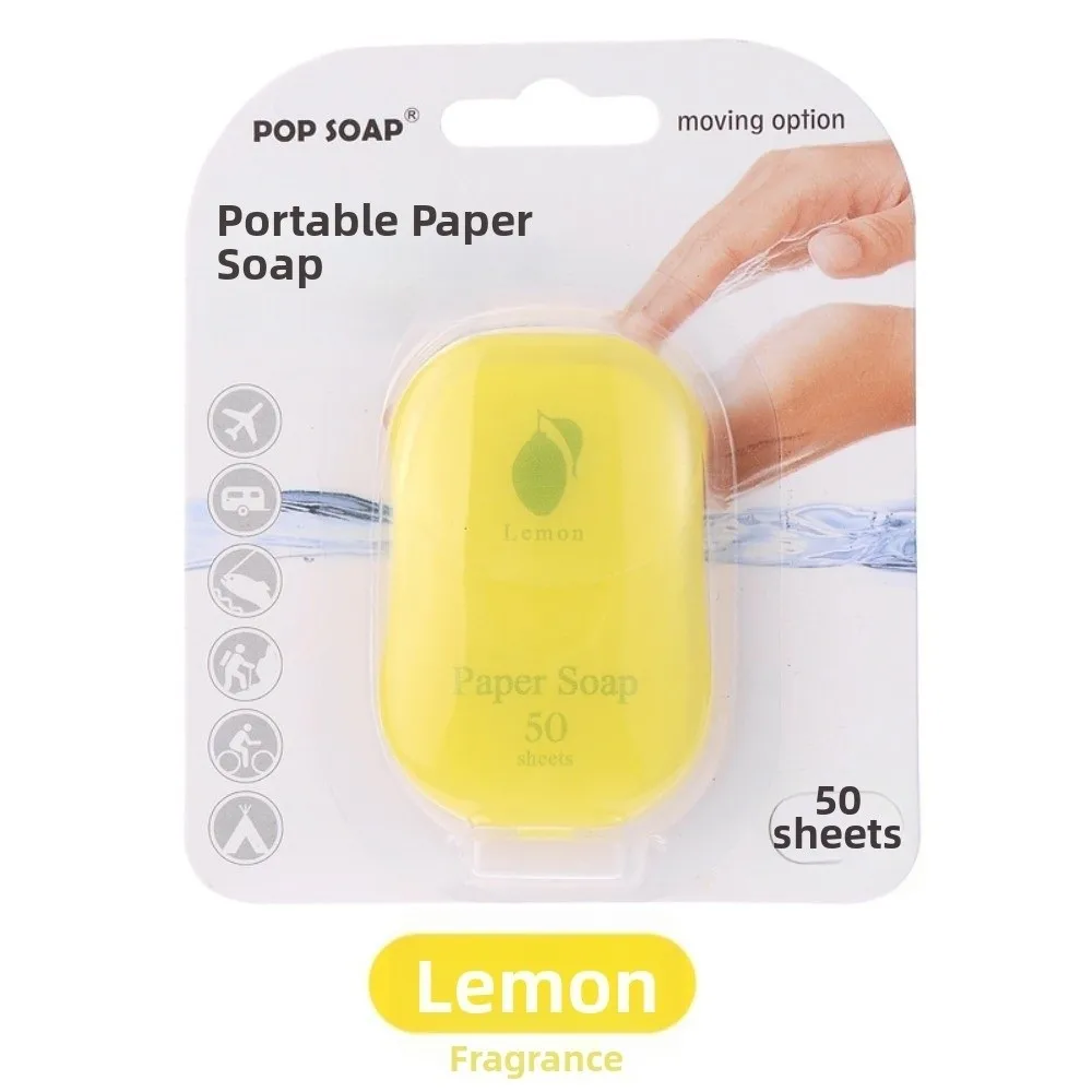 Mild Quick-Dissolving Soap Paper Non-Irritating Cleaning Supplies Plant Extract Soap Paper Universal Light and Thin