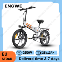 ENGWE P1 Electric Bike 250W Motor 36V13AH Lithium Battery Foldable E-bike 20-inch Tire Portable Urban Commuter Electric Bicycle
