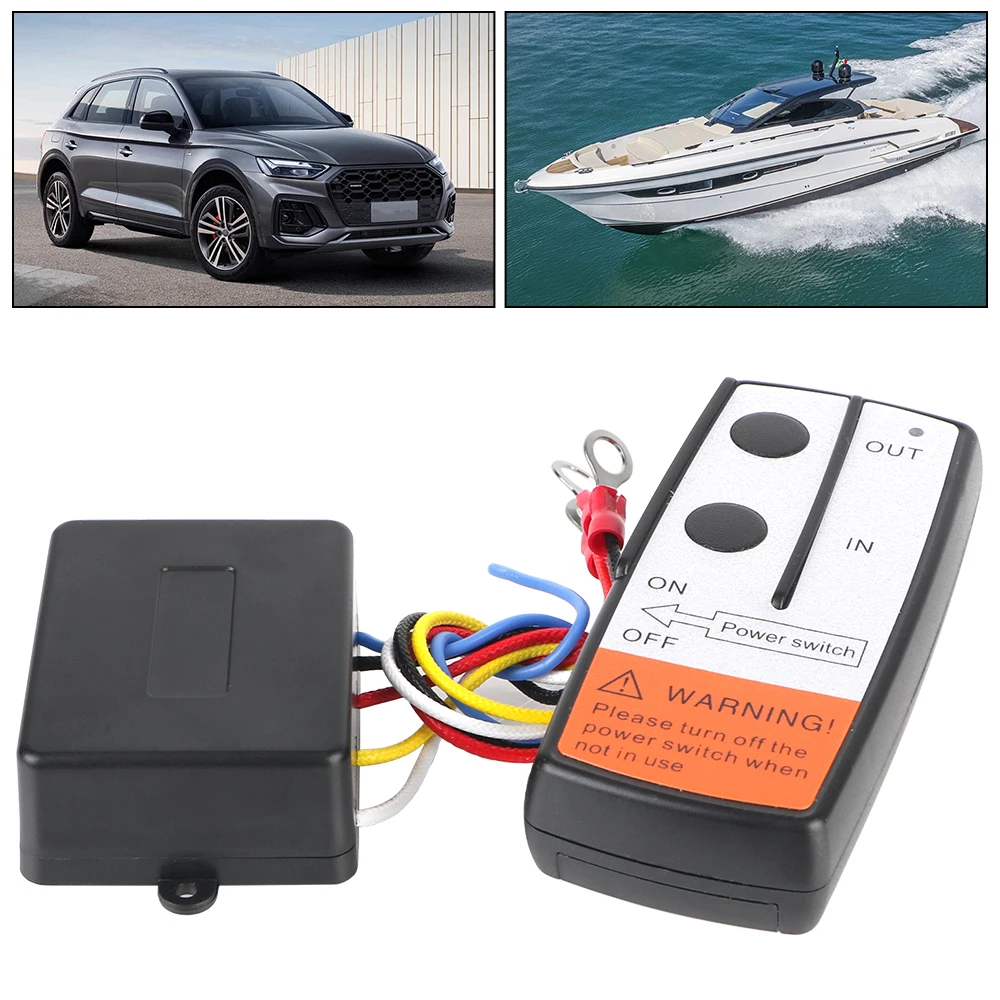12V 24V Winch Remote Control Wireless electric For Jeep Off-road ATV Trailer Wireless Winch Remote Control Kit Switch Controller