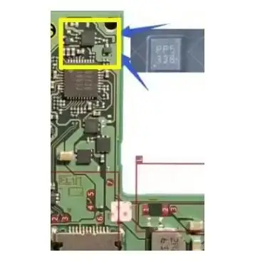 Original nuevo para Nintendo Switch Board componente Mosfet IC Chip PP5 en la pieza fija de la placa base