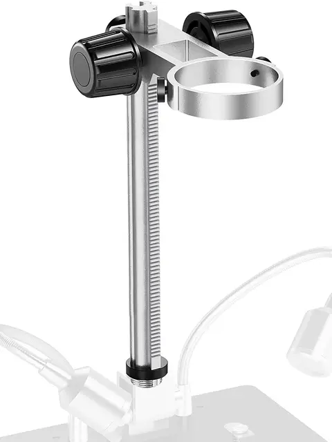 TOMLOV mikroskop cyfrowy stojak ze stopu Aluminium BR02 regulowany uchwyt Post wspornik pomocniczy Max 1.65 "średnica dla DM10 AD206