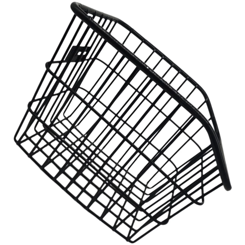 

Rear Bike Basket for Children Cycling Detachable Baskets Kids Bicycles Fittings Metal Container Outdoor Use Storage Stable Safe